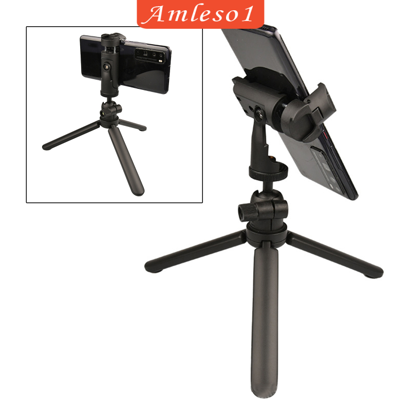 [AMLESO1]Tabletop Mini Tripod Rotatable Phone Camera Stand Holder Selfies Sticks Rack