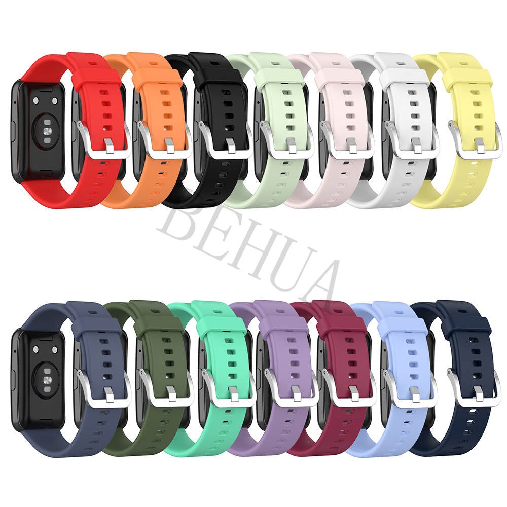 Dây đeo thay thế silicone cho đồng hồ thông minh Huawei Watch Fit
