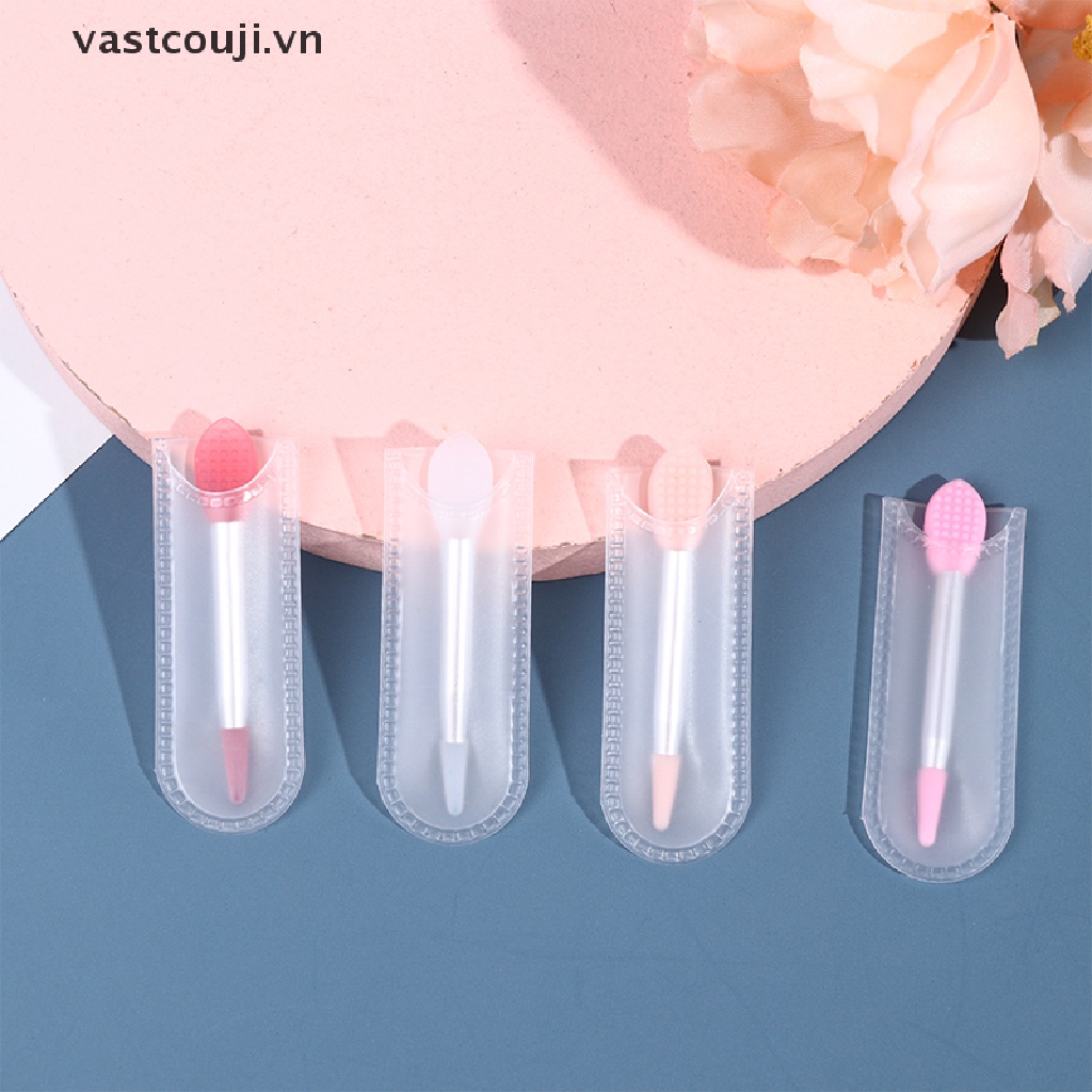 1 Cọ Tô Son Môi Hai Đầu Bằng Silicon Vnstji