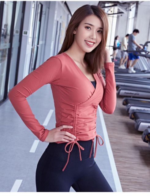 Áo tập Gym dài tay nữ