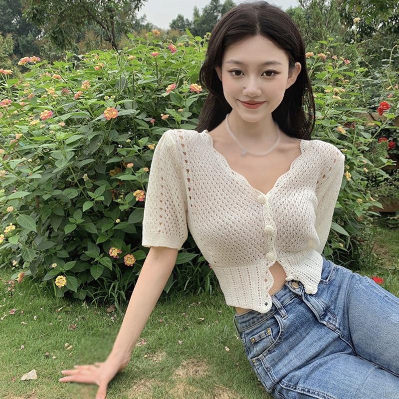 Áo Thun Tay Ngắn Cổ Chữ V Dáng Rộng Phong Cách Hàn Quốc Thời Trang Cho Nữ