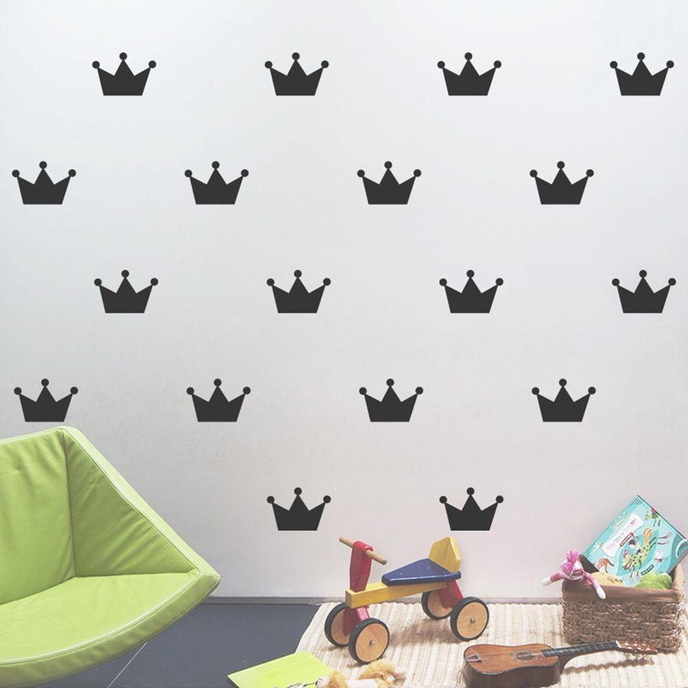 NICKOLAS Set 15 Miếng Dán Tường Trang Trí Hình Công Chúa DIY Đa Năng Có Thể Tháo Gỡ