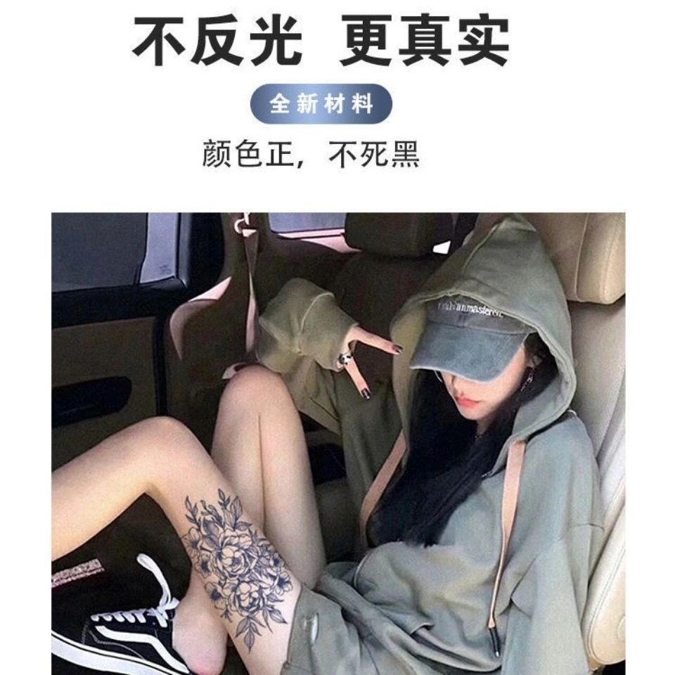 Hình Xăm Dán Cánh Tay / Ngực / Lưng Họa Tiết Hoa Không Phản Quang Chống Thấm Nước Lâu Trôi Cho Nam Và Nữ