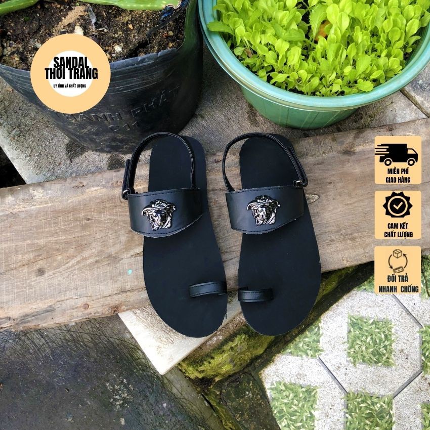 Dép quai hậu xỏ ngón nữ nam, Sandal nữ đi học sỏ ngón đồng nai Full size 30-44 SANDALTHOITRANG