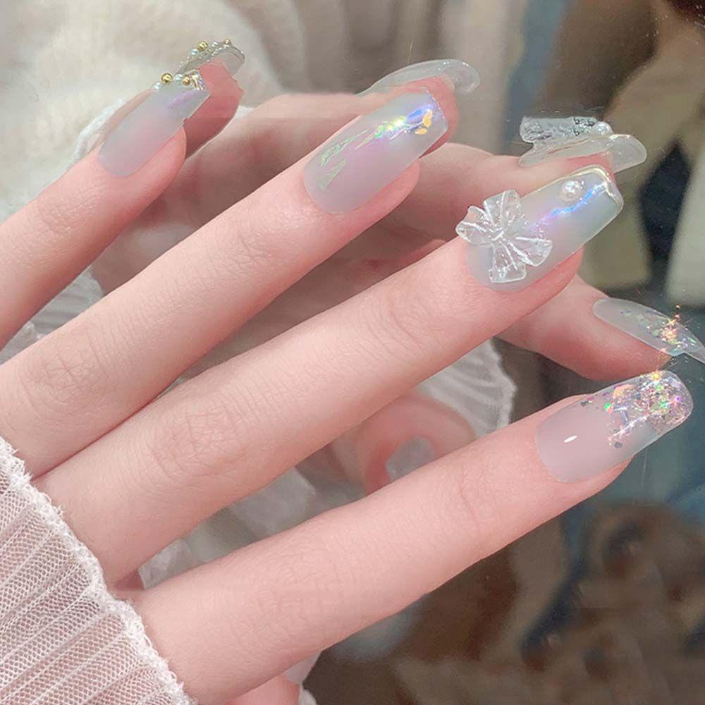 Móng Tay Nơ CABEZA|Hạt Charm 3D Nhiều Màu Đính Móng Tay Dễ Thương|Trang Sức Móng Tay