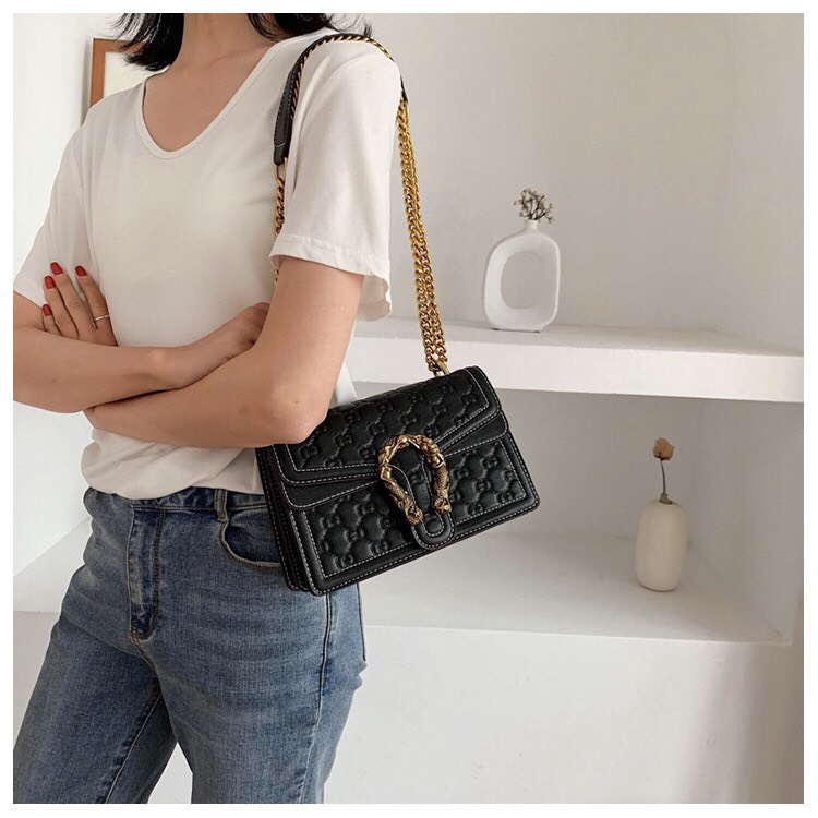 Túi xách nữ đeo chéo đầu rồng T826 | BigBuy360 - bigbuy360.vn