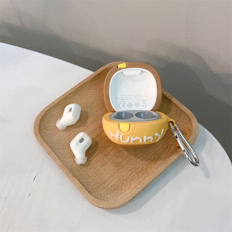 Vỏ Bảo Vệ Hộp Sạc Tai Nghe bluetooth Không Dây Bằng Silicon Mềm Họa Tiết Hoạt Hình 3D Đáng Yêu Cho Baseus Encok WM01