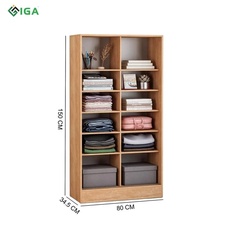 Tủ quần áo cánh lùa cao cấp thông minh đa năng 1.5m chính hãng, tủ quần áo trẻ em nhiều ngăn-GP151