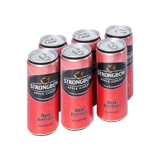 lốc 6 Strongbow 5vị lon 330ml(VỊ MẬT ONG/TÁO/ĐÀO/DÂU ĐỎ/DÂU ĐEN)