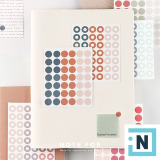 [Giá Sỉ Từ 3 Set] Set 126 Nhãn Dán Trơn Nhiều Màu Siêu Xinh