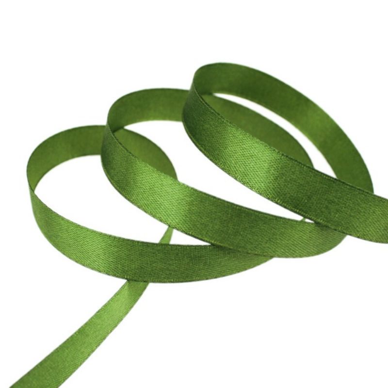 Ruy băng lụa Satin 1cm dùng gói quà, bó hoa, làm đồ handmade