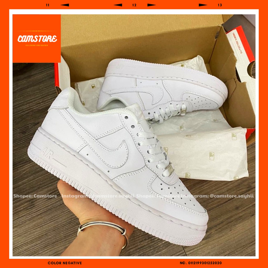 Giày Thể Thao Nam Nữ Sneaker ALL WHITE 𝙃𝙊𝙏 𝙏𝙍𝙀𝙉𝘿 𝘾𝙖𝙢𝙨𝙩𝙤𝙧𝙚 Đế Cao | BigBuy360 - bigbuy360.vn