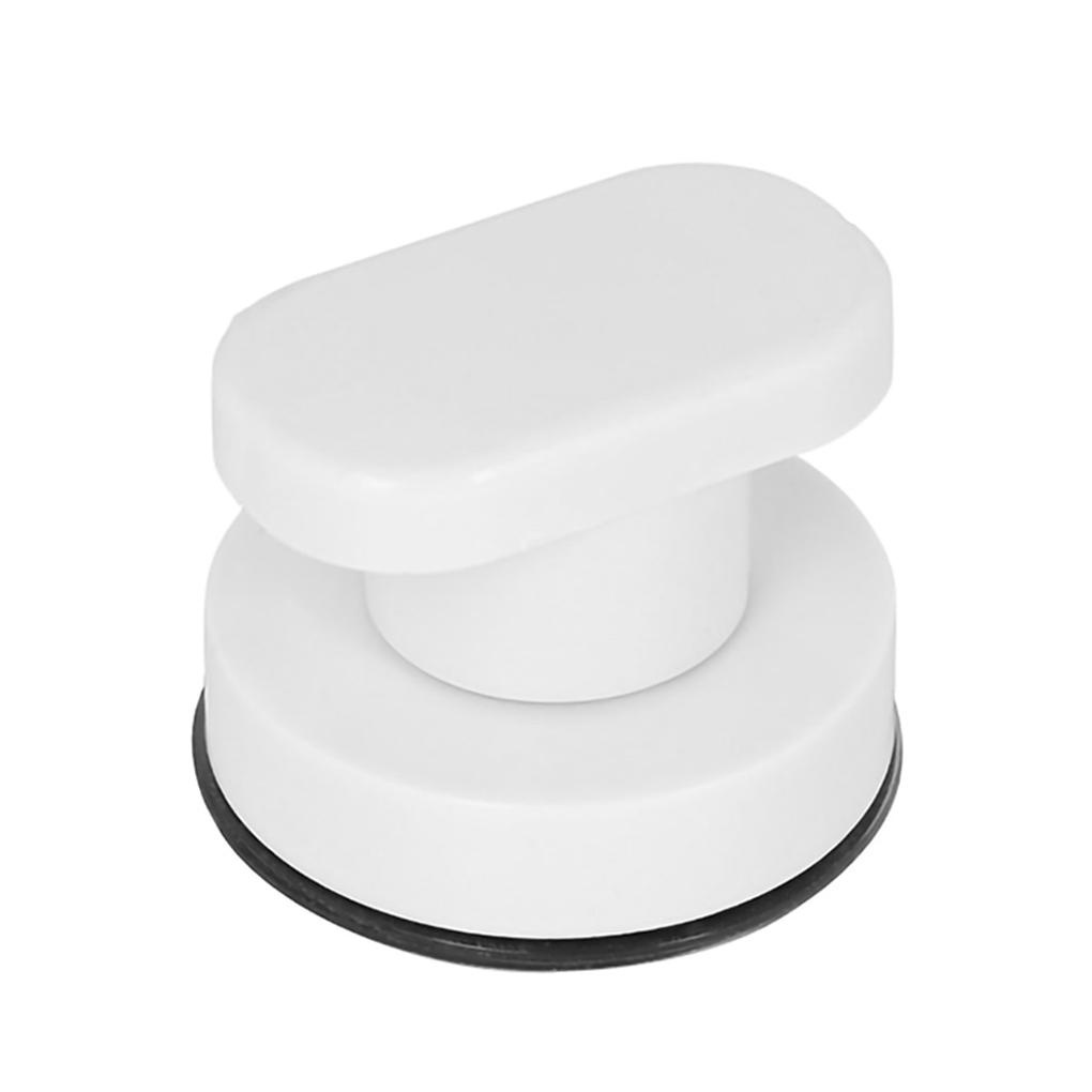 Tay Nắm Cửa An Toàn Bằng Nhựa Màu Trắng Có Giác Hút Tiện Dụng Cho Nhà Bếp / Nhà Tắm
