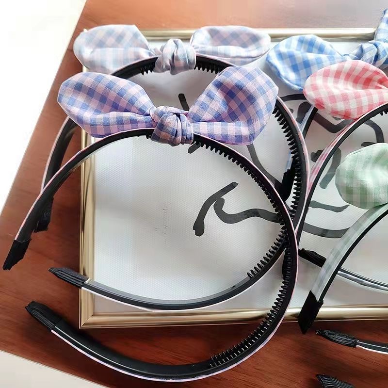 Băng Đô Tai Thỏ Chống Trượt Có Răng Phong Cách Hàn Quốc Cho Bé Gái