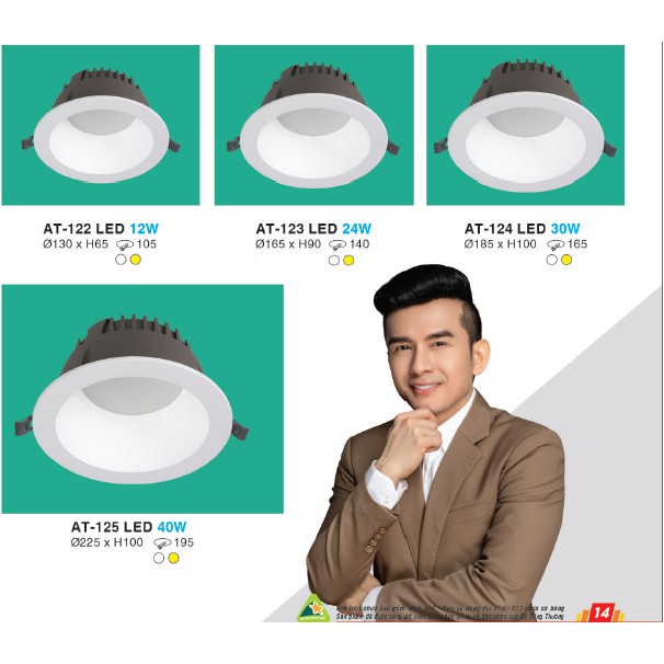 Đèn Led Downlight Âm Trần Siêu Sáng HUFA