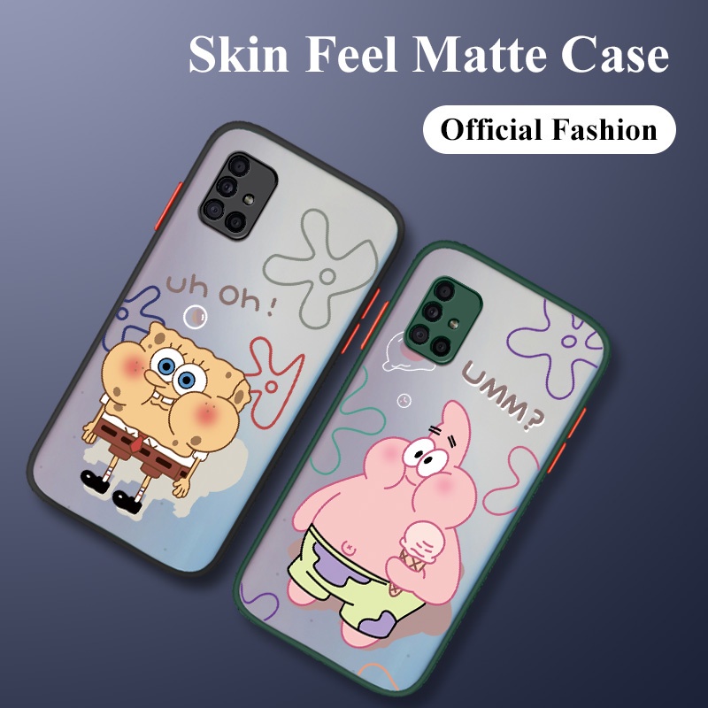 Ốp lưng SpongeBob Siêu mỏng Phone Case For Samsung Galaxy A70S A50S A30S A20 A20S A10S Vỏ bọc siêu mỏng chống va đập