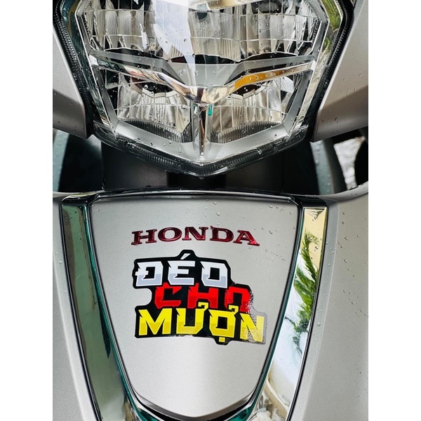 Tem Decal Logo Sticker Cà Khìa Không Cho Mượn Vui Nhộn, Dán Nhiều Vị Trí Khác Nhau v.v