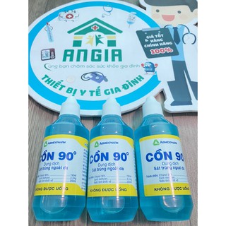 CỒN Y TẾ 90 ĐỘ XANH – TRẮNG