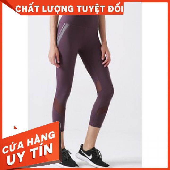 Quần thể thao nữ lửng bó sát co giãn thời trang - Đồ tập Gym, Aerobic, Yoga co giãn, nhanh khô, thoải mãi luyện tập