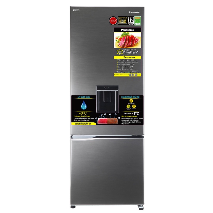 Tủ lạnh Panasonic Inverter 290 lít NR-BV320WSVN - Multi Control, Cảm biến thông minh Econavi, Miễn phí giao hàng HCM.