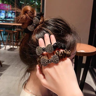 Cột tóc nơ đính hạt xoàn