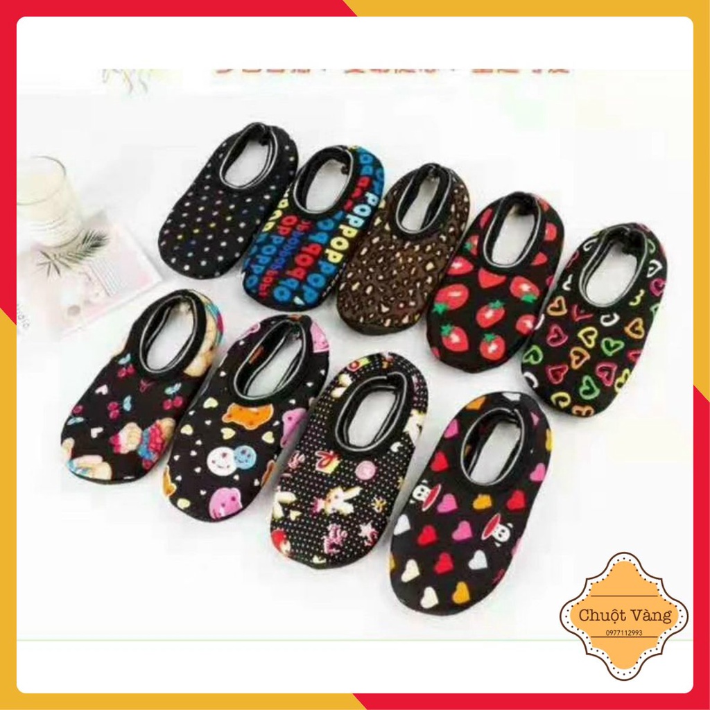 Hài nỉ lót lông chống trượt siêu ấm cho bé (giày nỉ nhung)