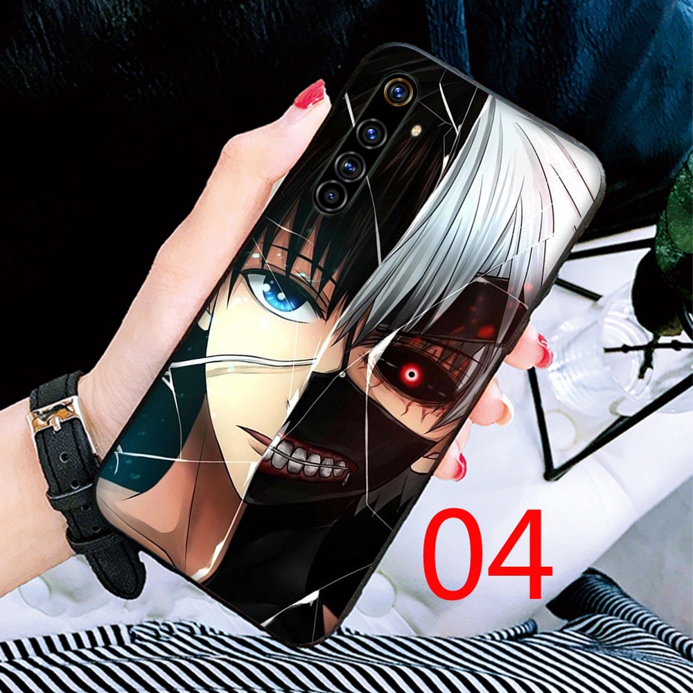 Ốp Lưng Silicone In Hình Tokyo Ghoul Cho Realme X2 Xt X7 7i 8 Gt Neo C20 C21 Pro