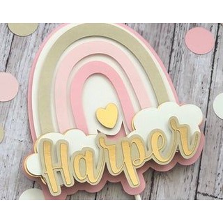 Bảng tên bé bằng gỗ