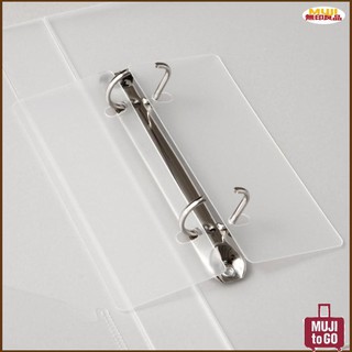 ( muji japan ) BÌA CÒNG NHỰA A5 2 LỖ