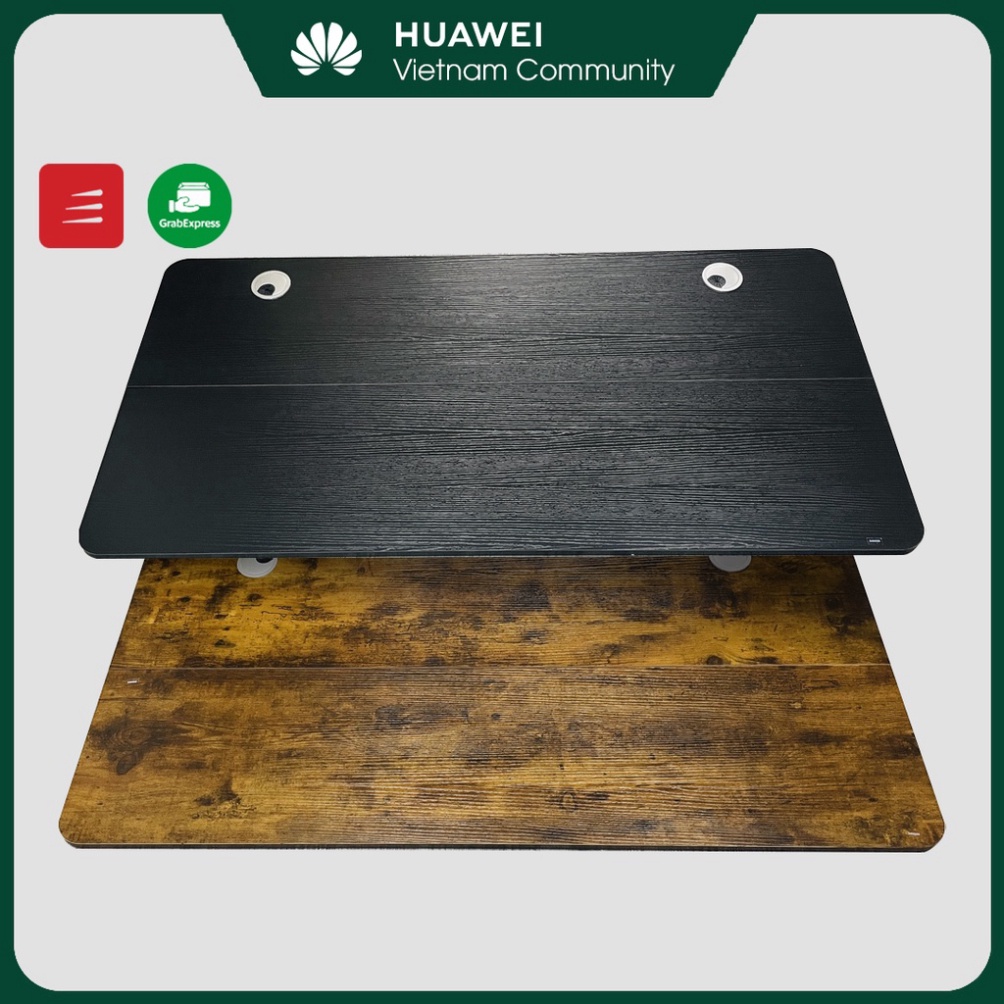 HOTTT HOTTT Mặt bàn gỗ DEVAISE 1m2x0,6m kt 120x60, tháo từ bàn Công thái học, bàn nâng hạ điện