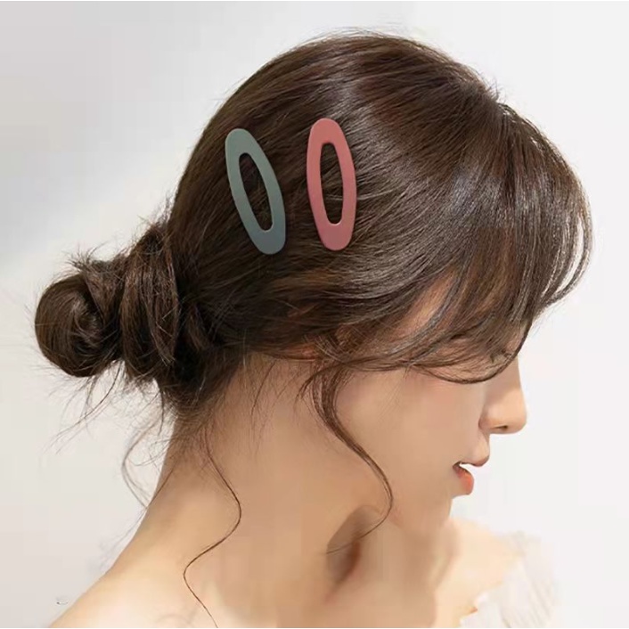 📛 RẺ VÔ ĐỊCH 📛 CẶP TÓC NHÁM MÀU TRƠN ĐƠN GIẢN