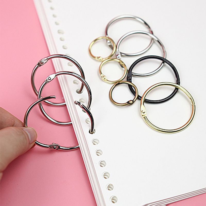 Set 10 Sổ Tay Ghi Chú Bằng Kim Loại DIY Cho Bé