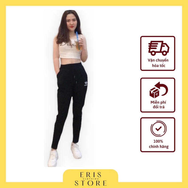Quần jogger nữ ERIS mặc thu đông chất vải umi cao cấp | BigBuy360 - bigbuy360.vn