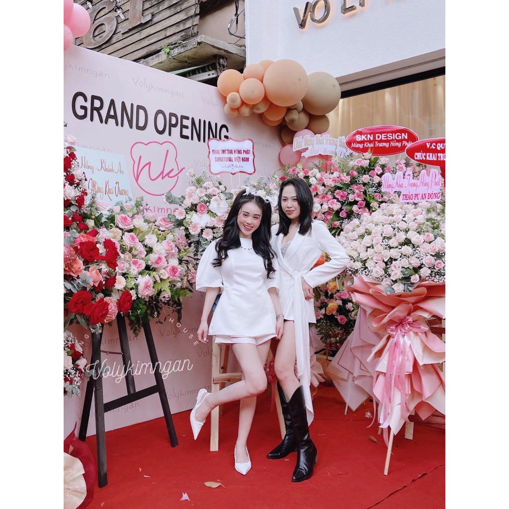 Set Tafta Tay Phồng Trơn