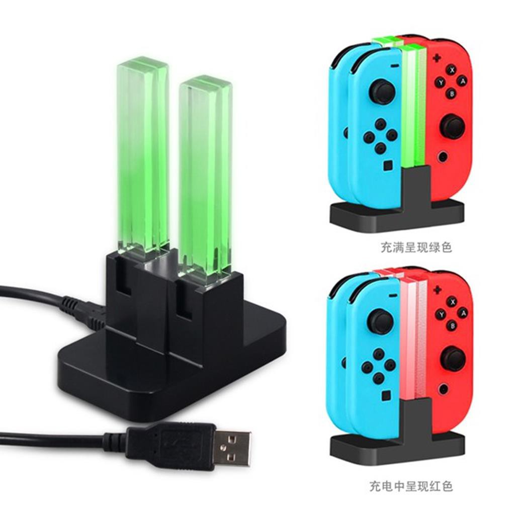 Dock sạc dobe TNS 875 4 Trong 1 Với Đèn Báo Hiệu Cho Nintendo Switch ,bộ điều khiển Sạc Tay Cầm Chơi Game -dc3816