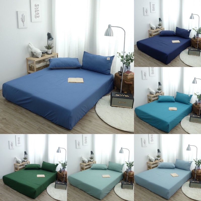 Bộ ga giường và vỏ gối Cotton Tici phong cách Hàn Quốc đủ size | BigBuy360 - bigbuy360.vn