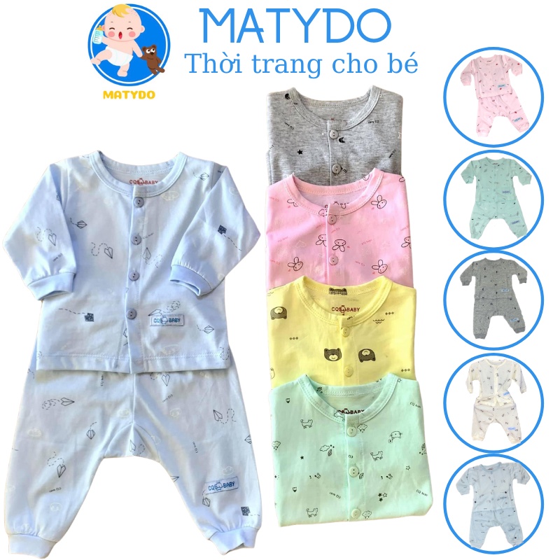 Quần áo sơ sinh bé trai bé gái mùa hè giá rẻ đồ sơ sinh cho bé CQ màu SS01