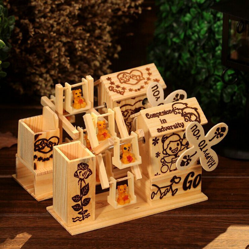 Hộp Nhạc Bằng Gỗ