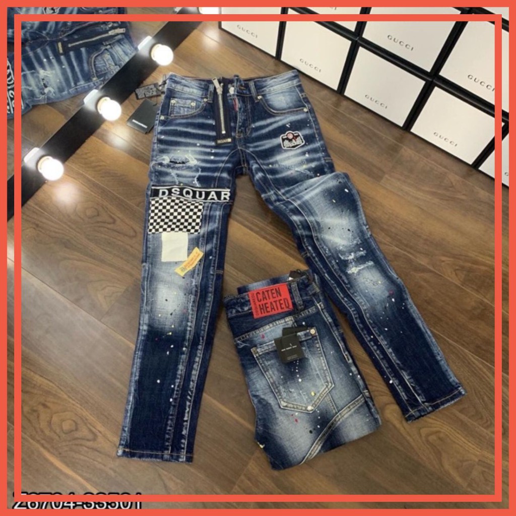 _ SALE 9-9 | ĐỒ NGON | __ | HOT | ĐỈNH CAO THỜI TRANG |_ Quần Jean #dsq vảy sơn __ __ 🌠 >_> -