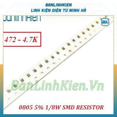 Trở 0805 5% 4.7K (50c)