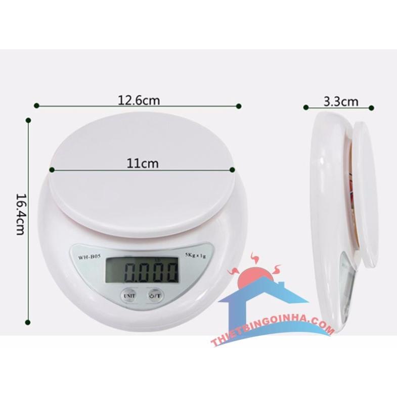 [XẢ KHO+FREE SHIP] CÂN NHÀ BẾP ĐIỆN TỬ MINI 5KG