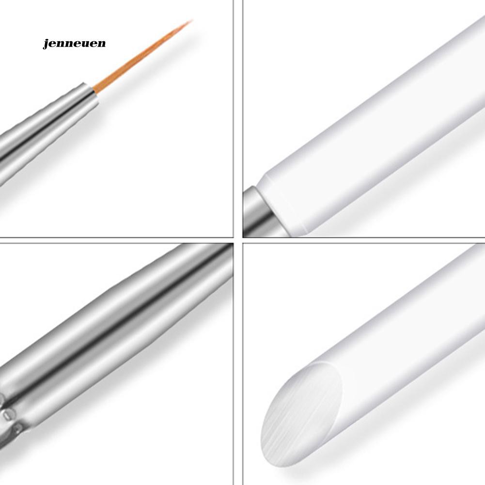 [Hàng mới về] Set 3 cọ vẽ nhỏ trang trí móng nghệ thuật kiểu đường kẻ