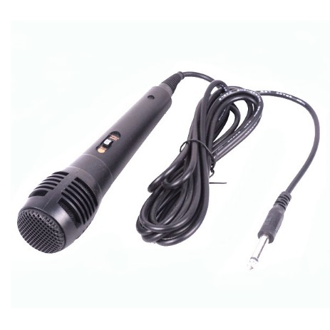 Micro hát karaoke có dây giá rẻ dùng cho tất cả các loa như P88, P89, 996, 669, 802, A061, F4, F5, F6