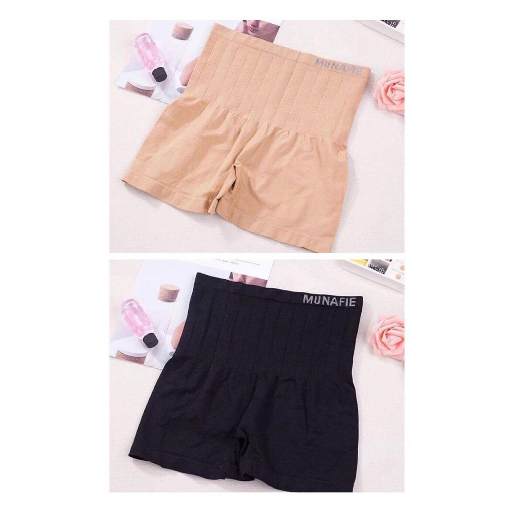 Quần lót nữ cạp cao gen bụng mặc trong váy - Quần nịt bụng mặc váy Munafie dạng đùi loại 1 | BigBuy360 - bigbuy360.vn