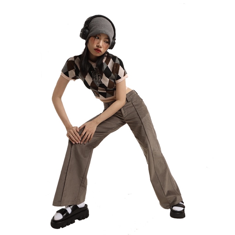 Quần ERRORIST honey bum xám