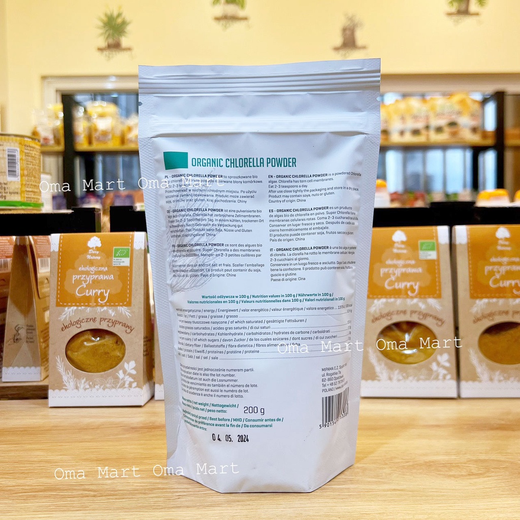 Bột tảo lục Chlorella hữu cơ Diet Food 200g