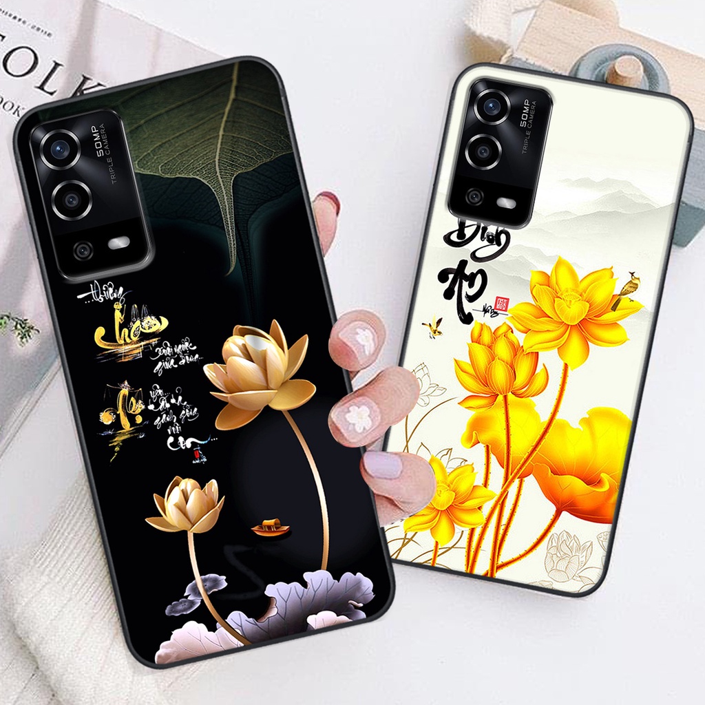 Ốp lưng Oppo A55 in hình chữ tài chữ lộc, Cha Mẹ, bình an SIÊU ĐẸP