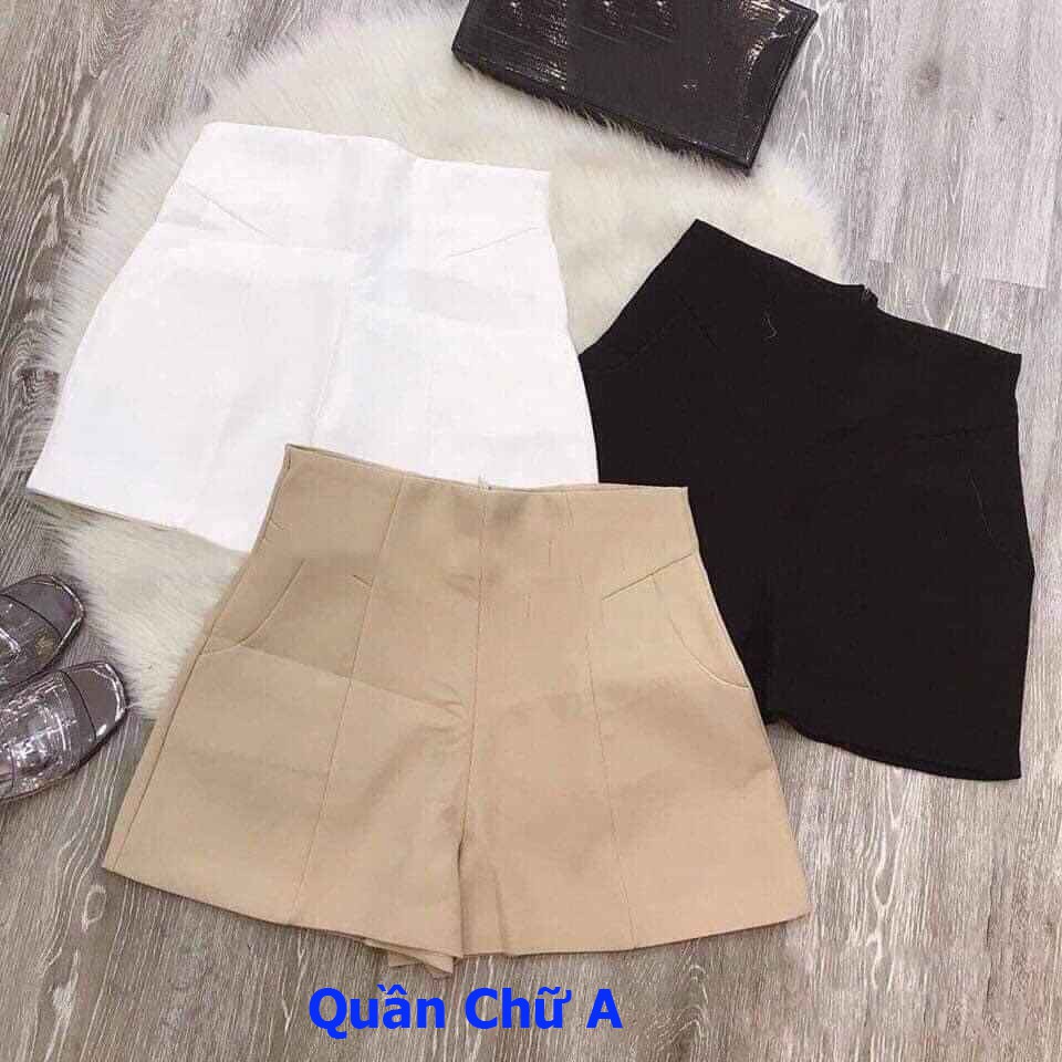 Giá Xưởng Quần Short Chữ A và Quần Short Viền Nhũ Nữ