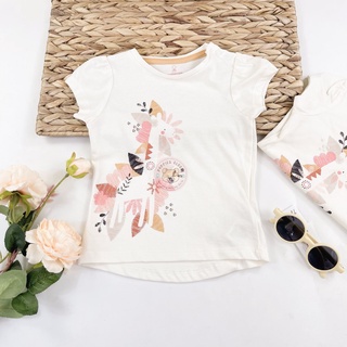 Áo thun huơu cao cổ bé gái Mothercare