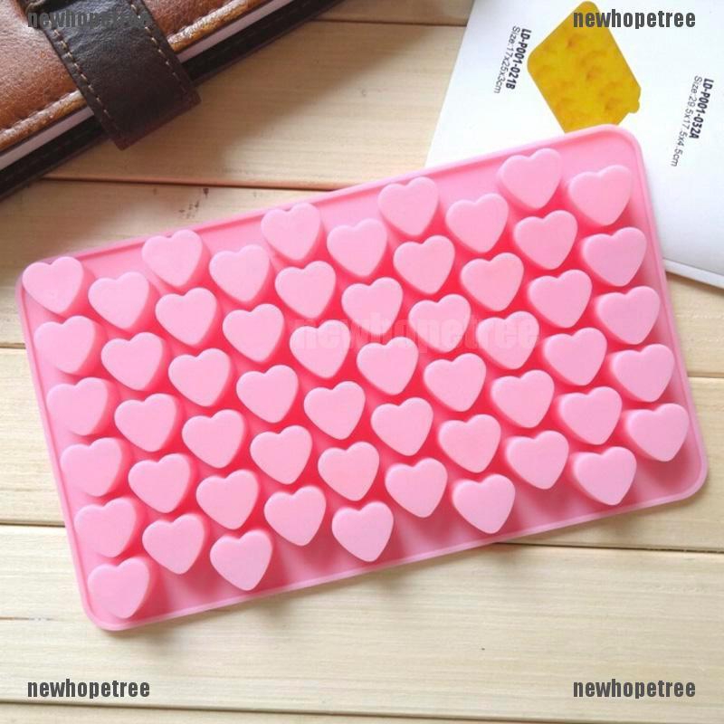 Khuôn Silicone Làm Bánh / Kem / Đá Hình Trái Tim